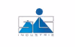 Logo bleu stylisé formant un triangle avec les lettres A et I et le mot INDUSTRIE en dessous.