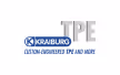 Logo Kraalburg TPE avec texte Custom Engineered TPE and More.