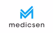 Logo MedicSen avec un M bleu stylisé au-dessus du texte.