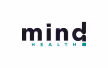 Logo with the word 'mind' in black letters and 'HEALTH' in teal below it