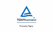 Logo TÜV Rheinland avec le slogan Précis et sûr en dessous.