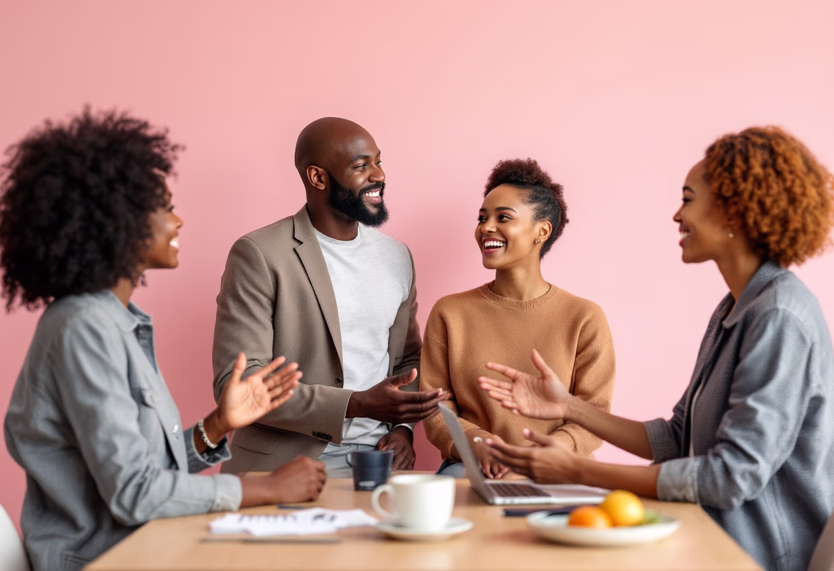 image of people networking