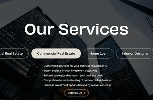 Value Per Sqft Service section