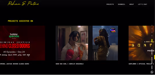 Home page of Rohan Patne