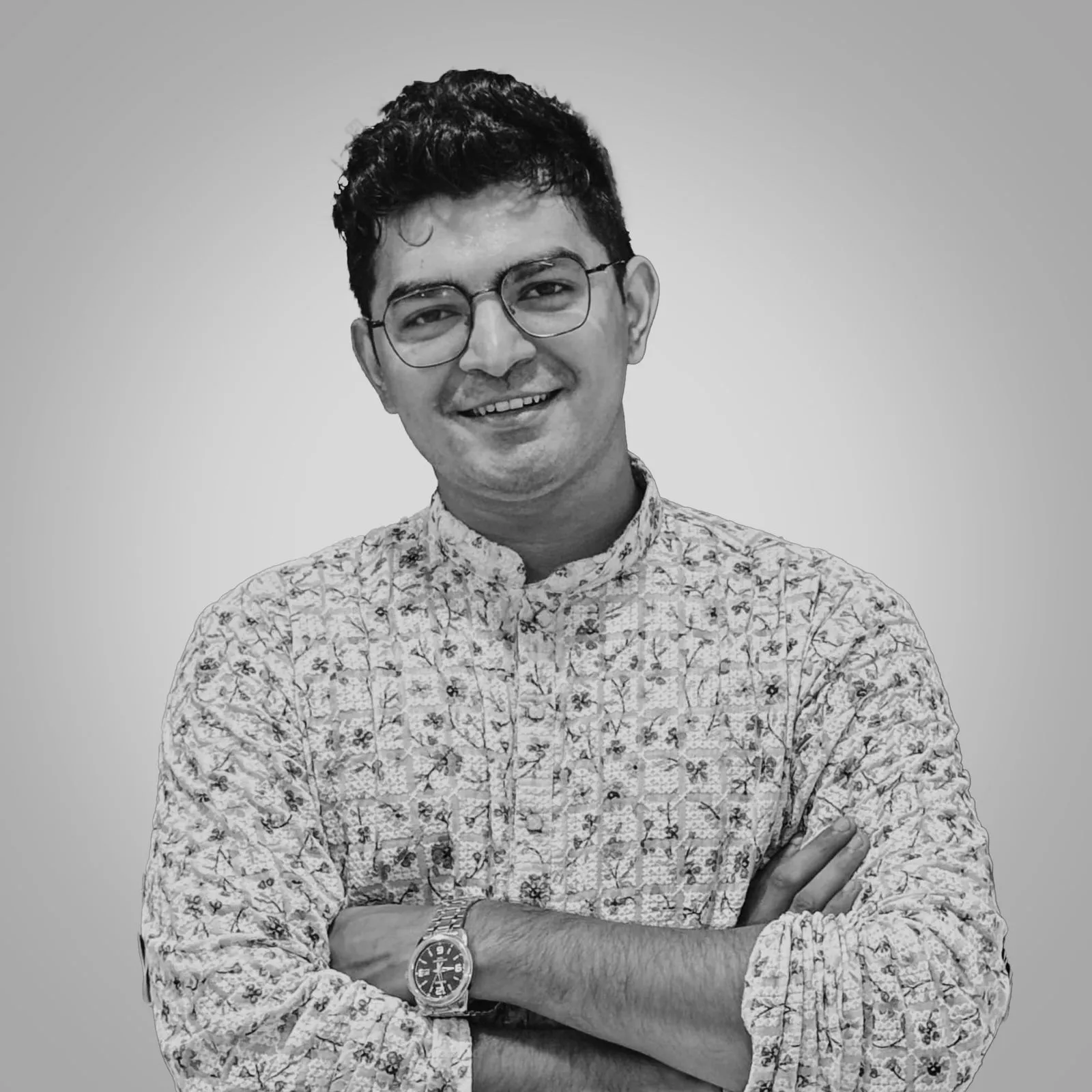 Portrait of Sanket, Sr. Designer Metaminds Studio.