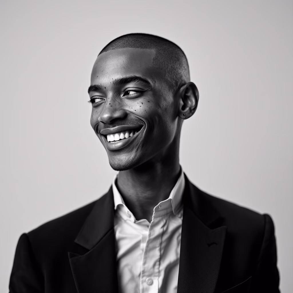 [headshot] image of customer (for a bookstore)