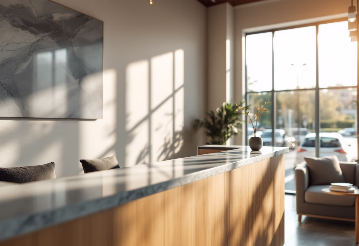 image of interior features (for an auto dealership)