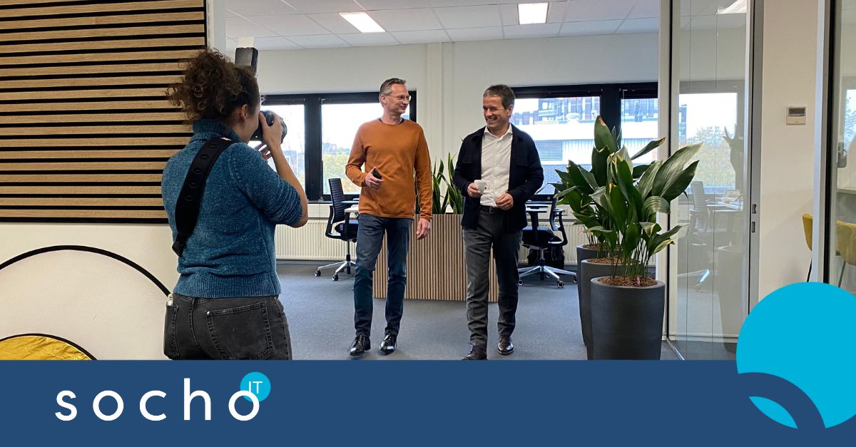 Socho IT kantoor — fotoshoot achter de schermen