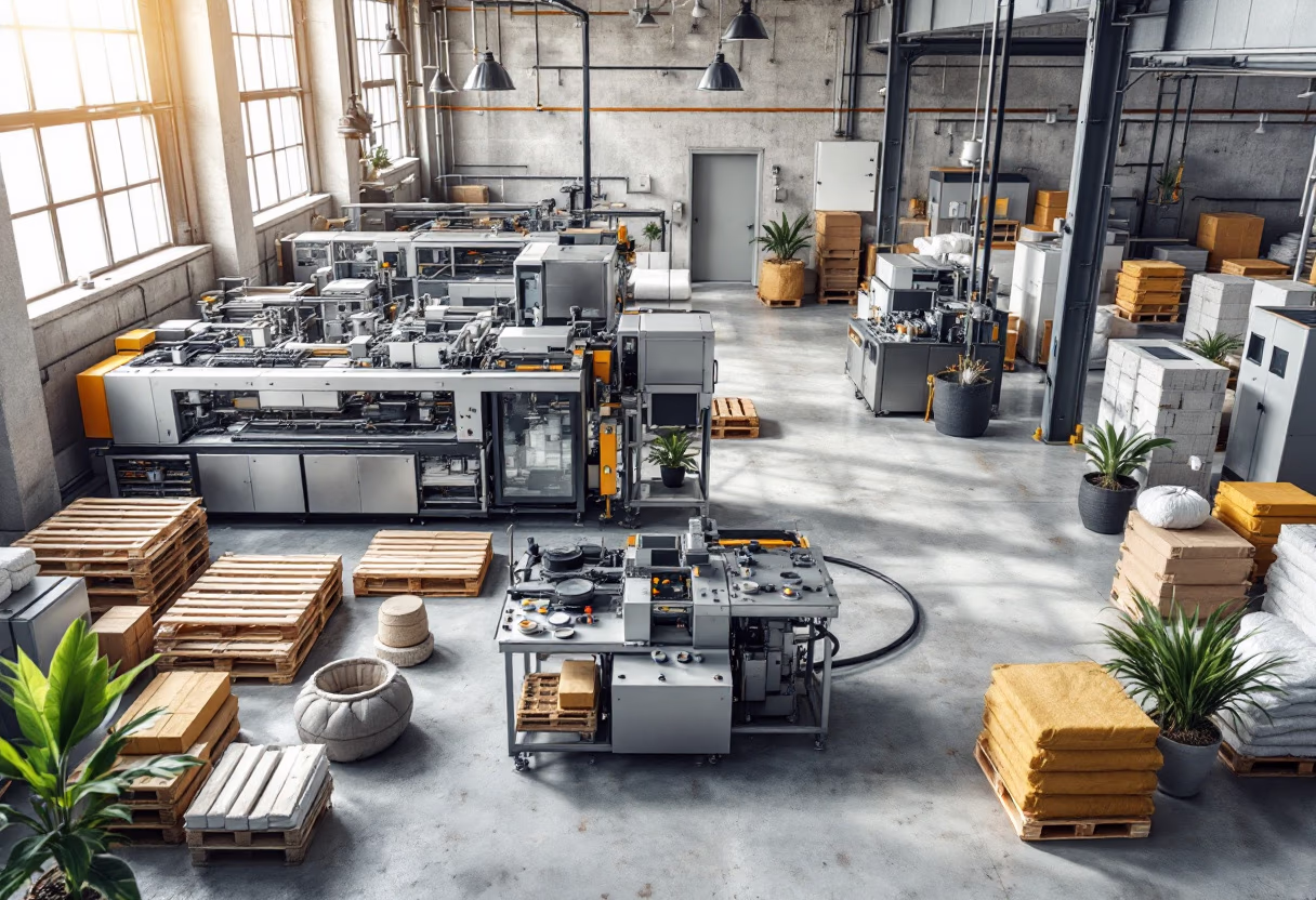 image of production machinery (for a manufacturing plant)