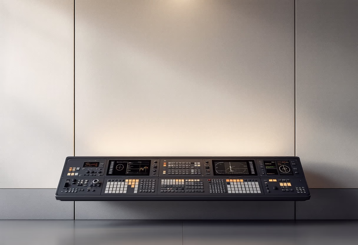 [background image] image of control panel (for a aviation service)