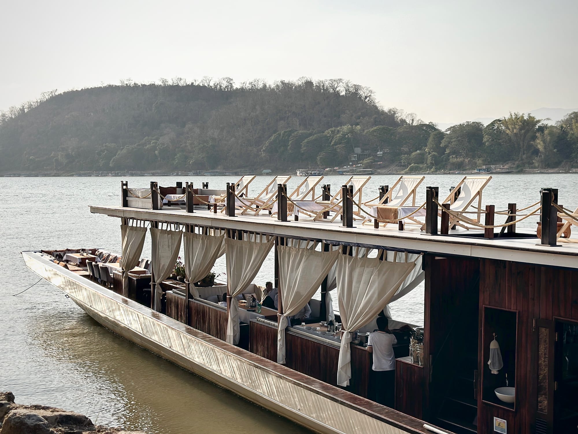 Dinner Cruise Luang Prabang, EN, Abends (Gruppe): Laos Dinner Cruise Luang Prabang