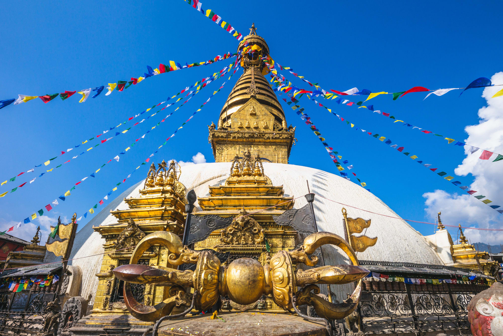 China mit Tibet & Nepal ab Peking: Nepal Kathmandu Swayambunath