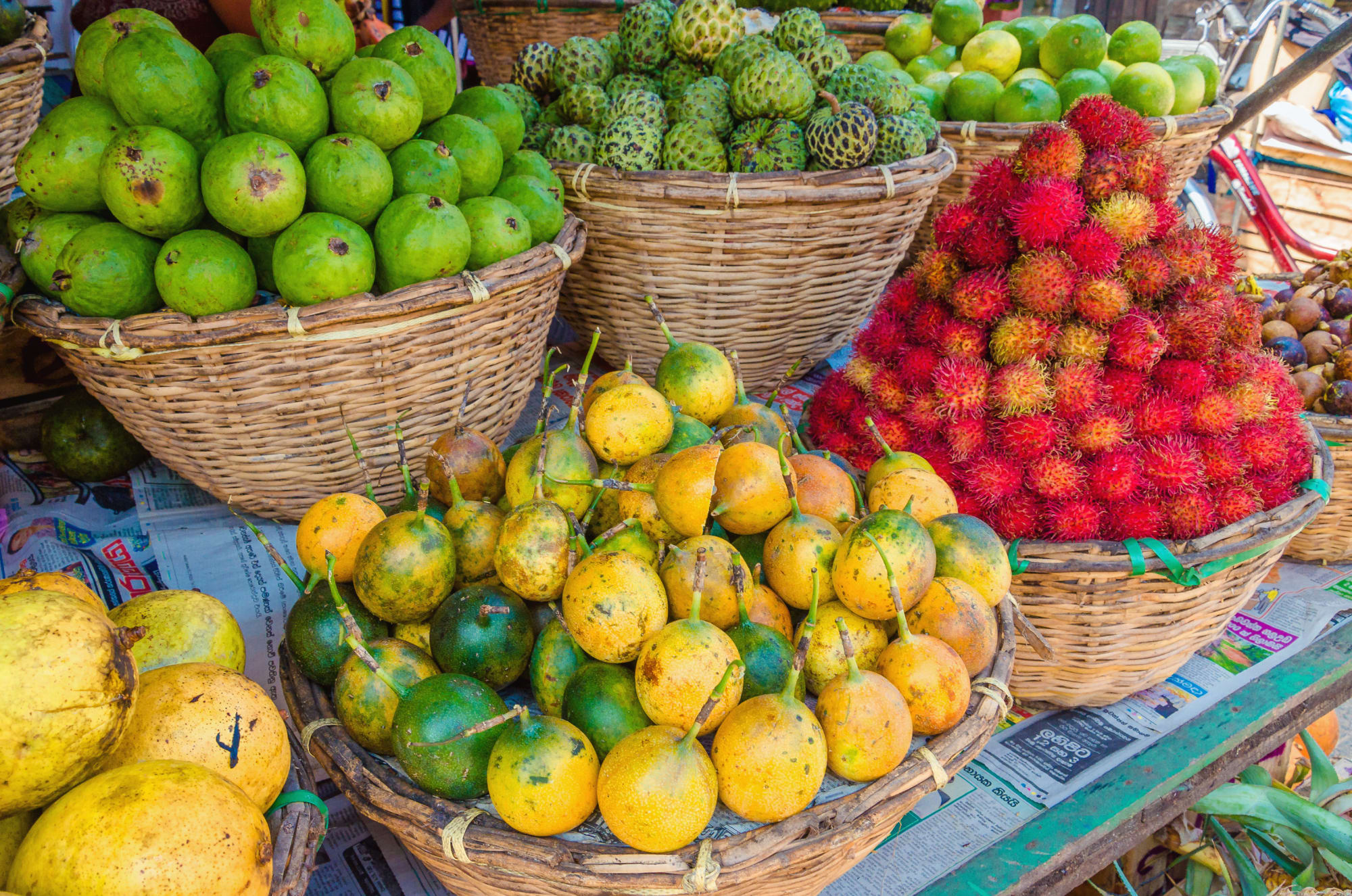 Mahé mit Fahrer: Seychellen Markt Frisches Obst