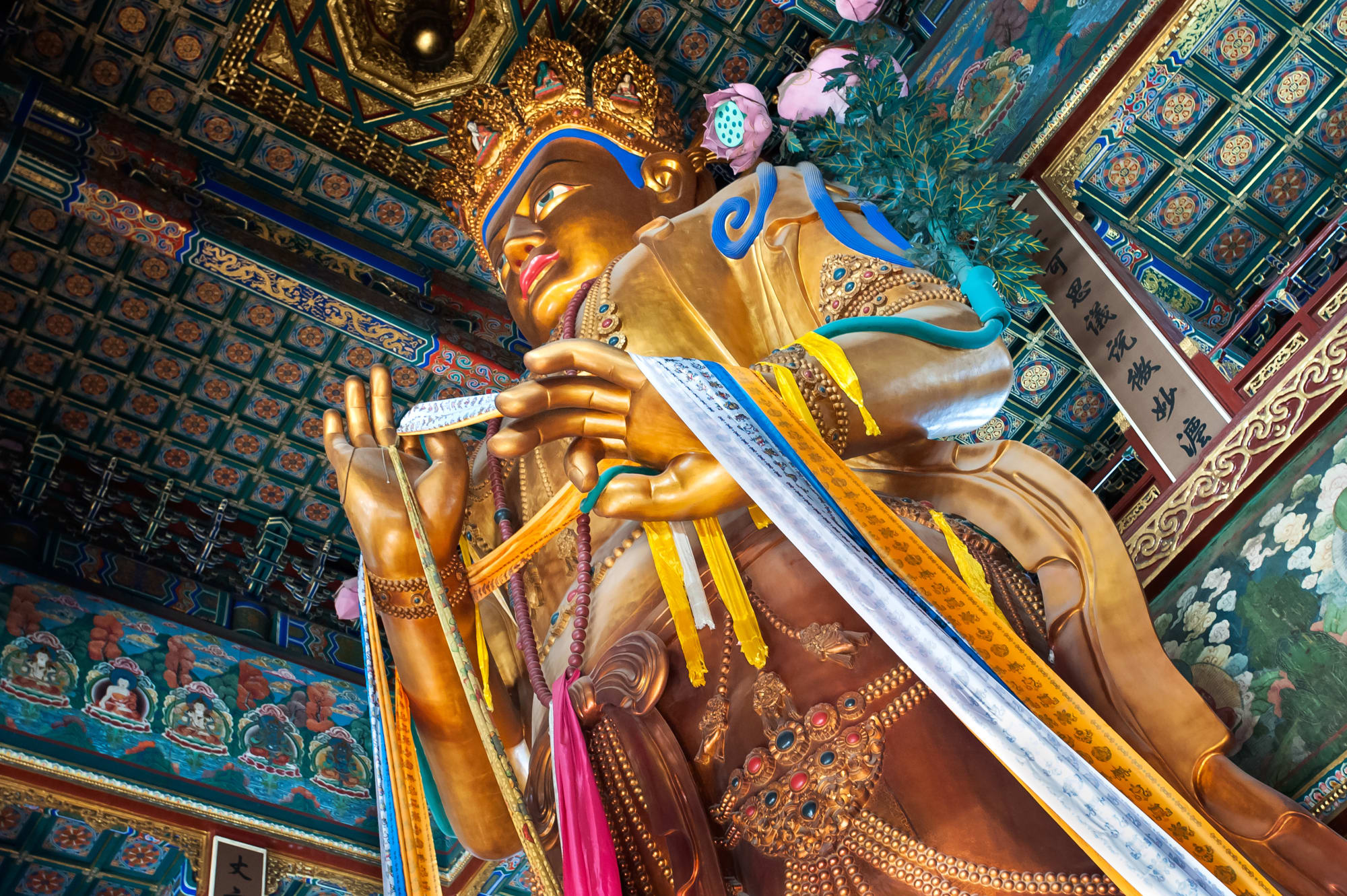 Peking kulinarisch entdecken: China Peking Lama Tempel Maitreya Buddha