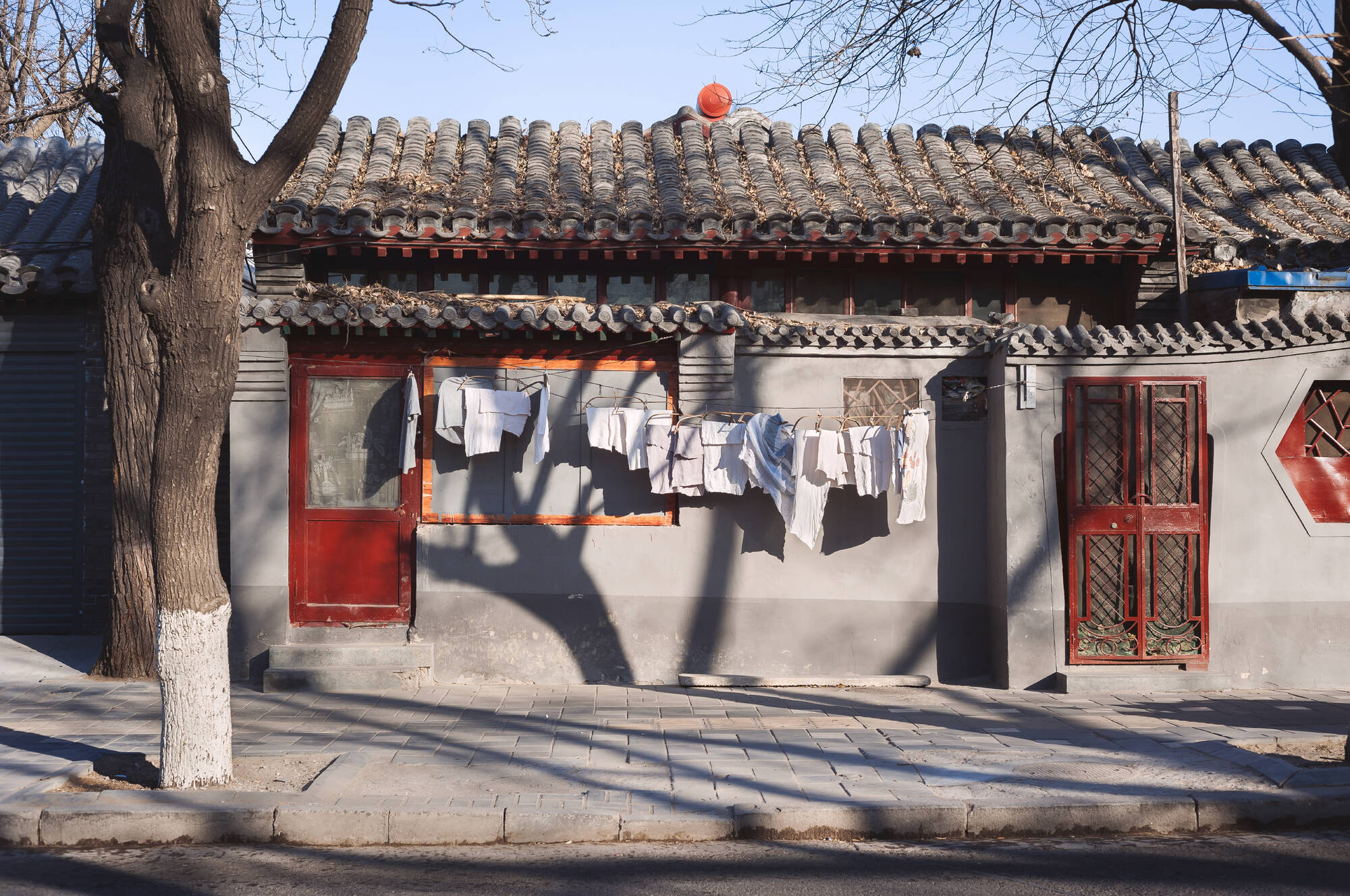 Hutong Tour Peking: China Peking traditionelles Hutong Haus