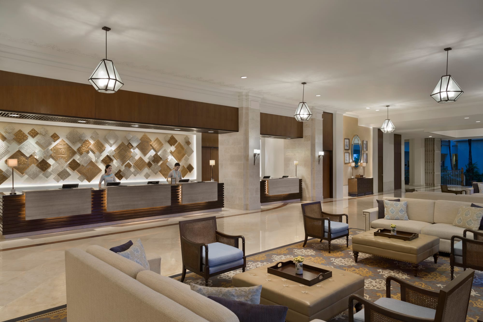 Shangri-La's Mactan Resort & Spa in Cebu: Philippinen Shangri-Las Mactan Resort and Spa Lobby