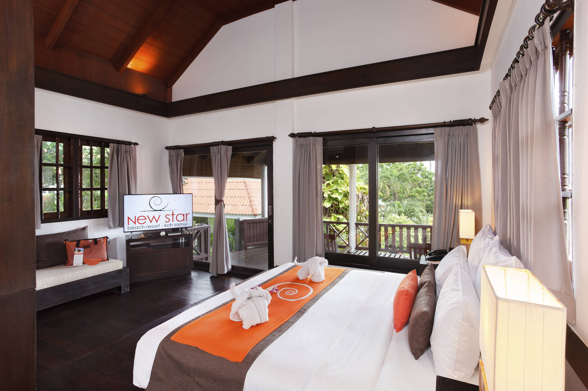 New Star Beach Resort Ko Samui: Ko Samui New Star Beach Resort - cottages