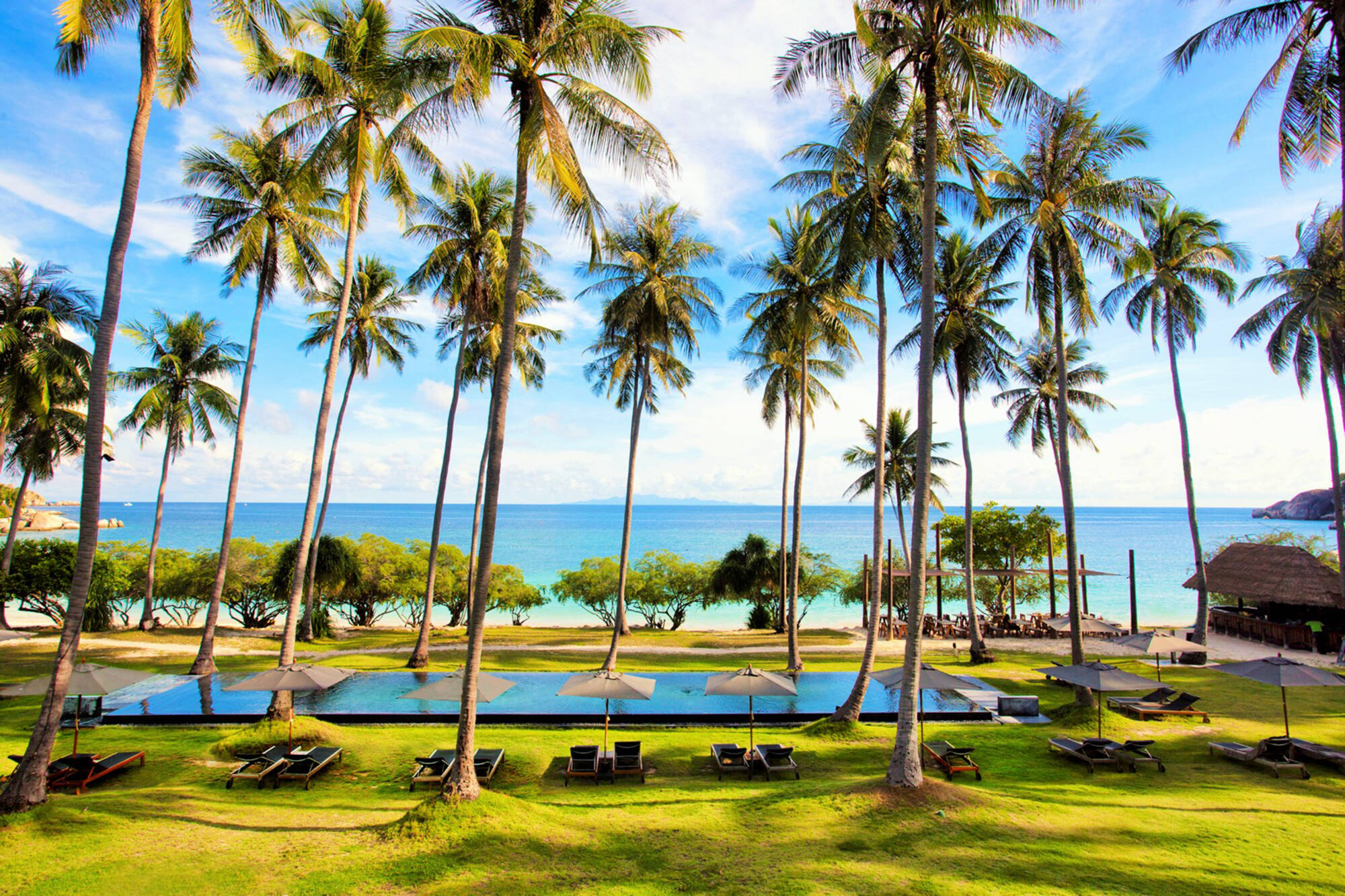 The Haad Tien Beach Resort in Ko Tao: Thailand The Haad Tien Beach Resort Pool