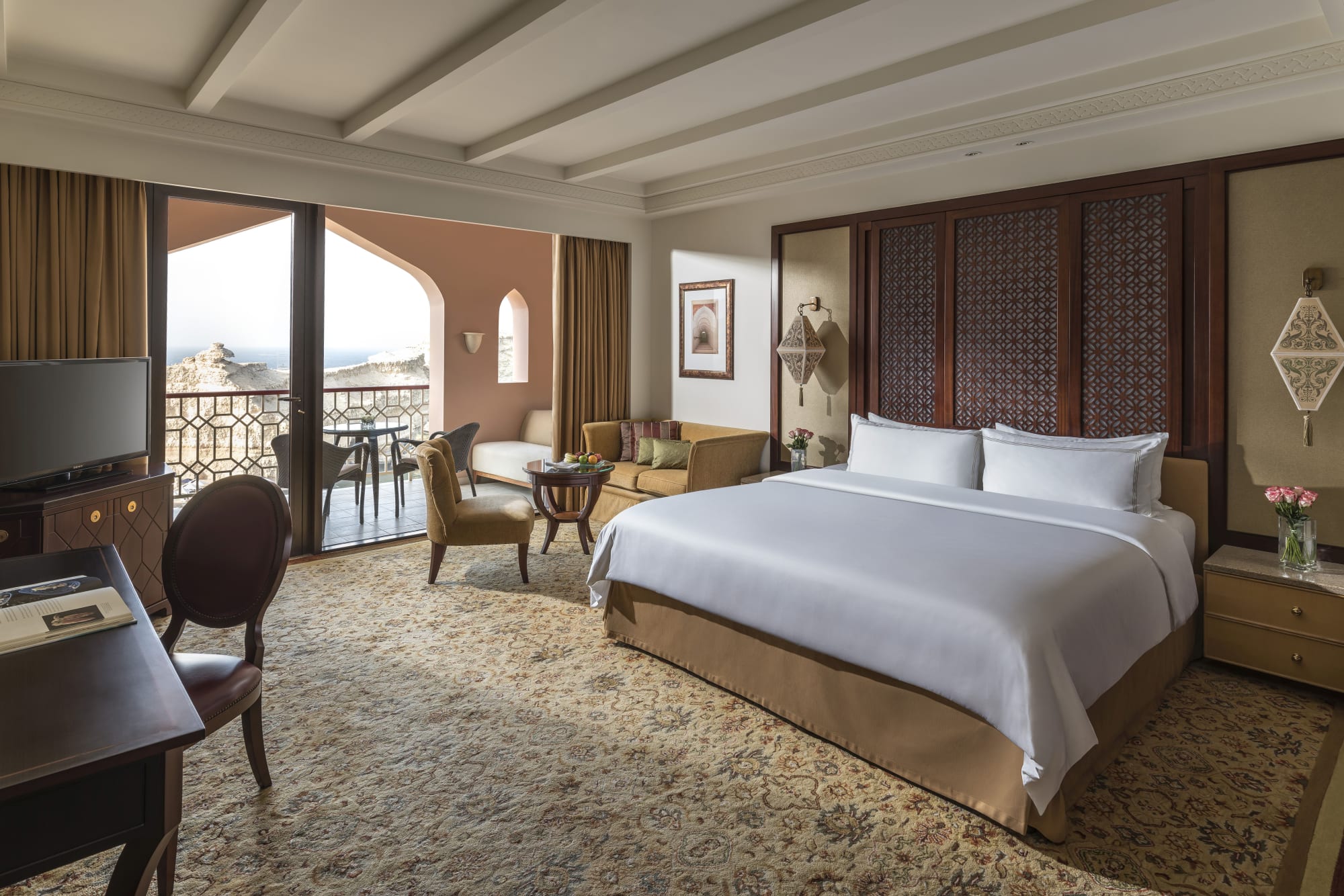 Al Husn Hotel Muscat: Muscat Shangri-La Al Husn Deluxe-Zimmer
