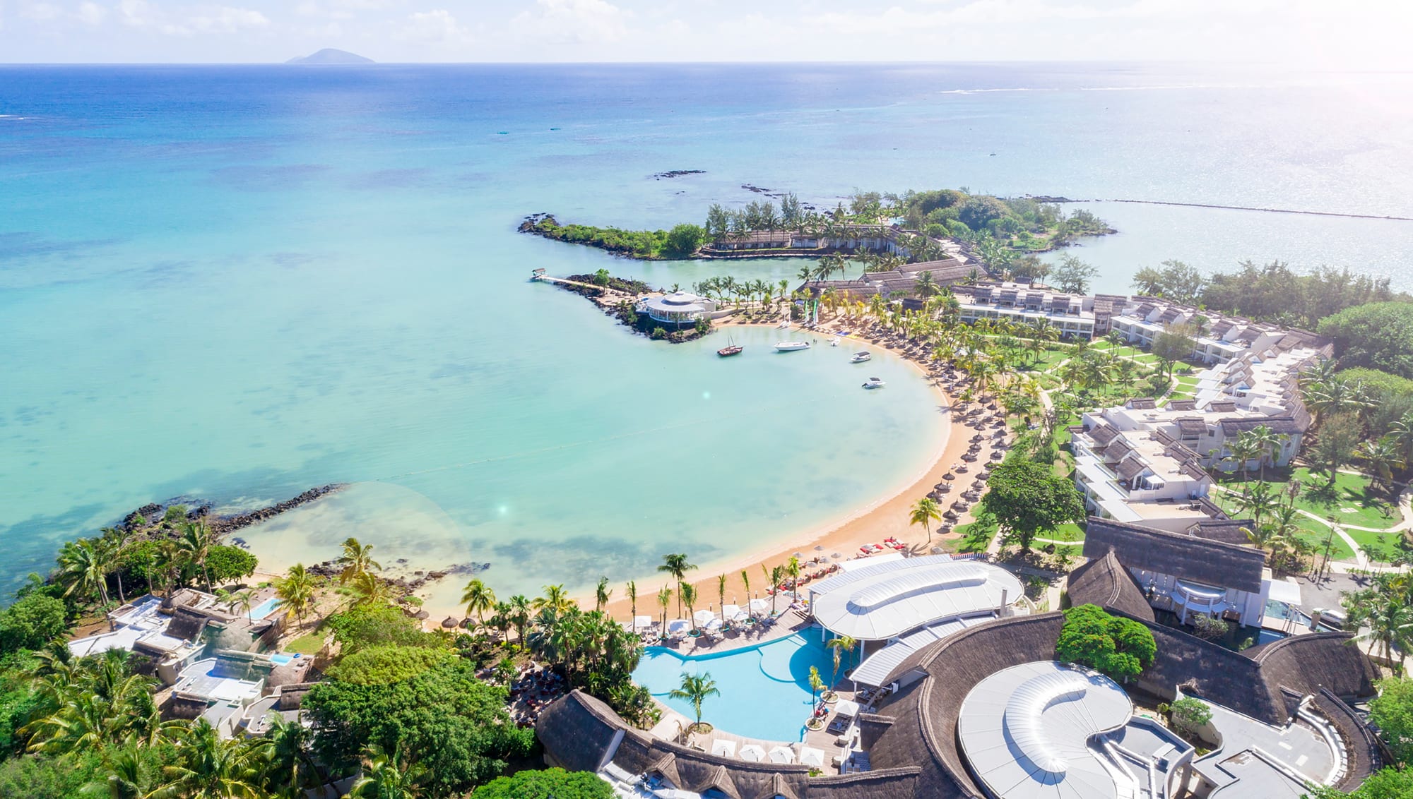 LUX* Grand Gaube in Nord | Nordwesten: Mauritius LUX Grand Gaube Luftaufnahme