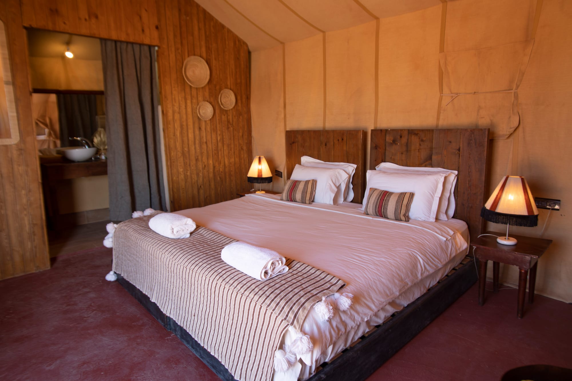 Torza Luxury Camp Erg Chegaga in Sahara Wüste | Drâa-Tal:  Marokko Sahara Erg Chegaga Luxury Camp - Wohnbeispiel