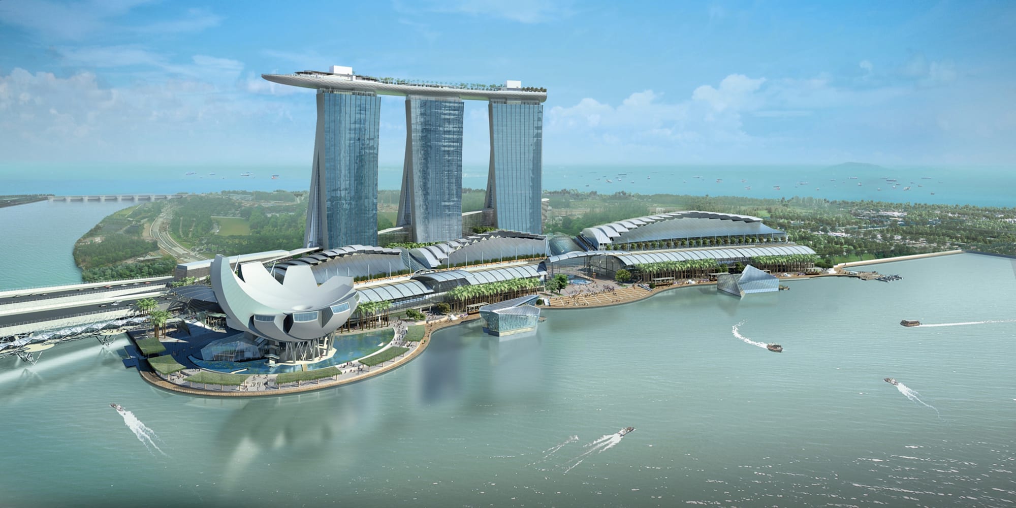 Marina Bay Sands in Singapur:  Singapur Marina Bay Sands