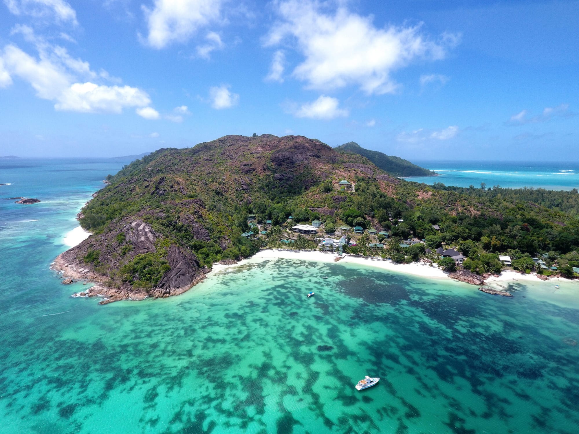 Hotel L`Archipel in Praslin: Seychellen Hotel L Archipel - Peninsula