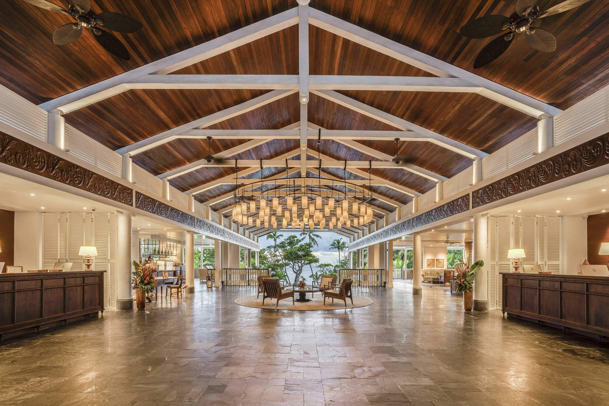 Kempinski Seychelles Resort in Mahé:  Kempinski Seychelles Resort Lobby