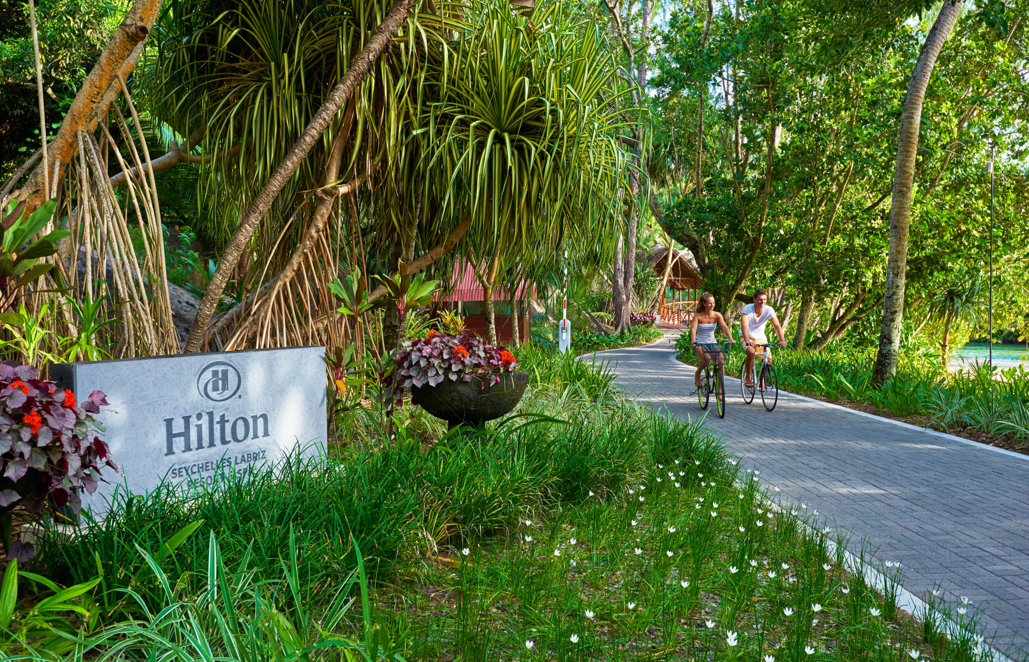 NIVA Labriz Seychelles in Outer Islands: Hilton Seychelles Labriz - Fahrrad