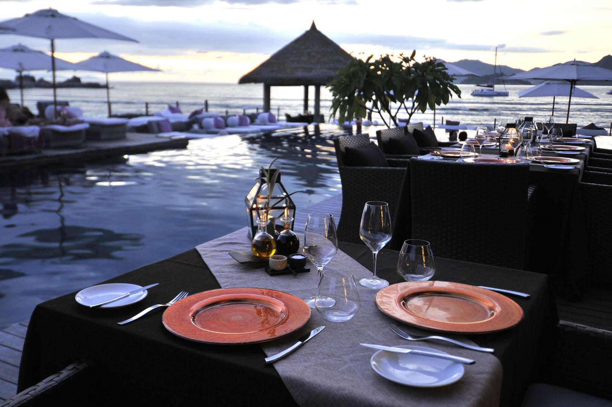 Le Domaine de L´Orangeraie in La Digue: Le Domaine de L Orangeraie Restaurant