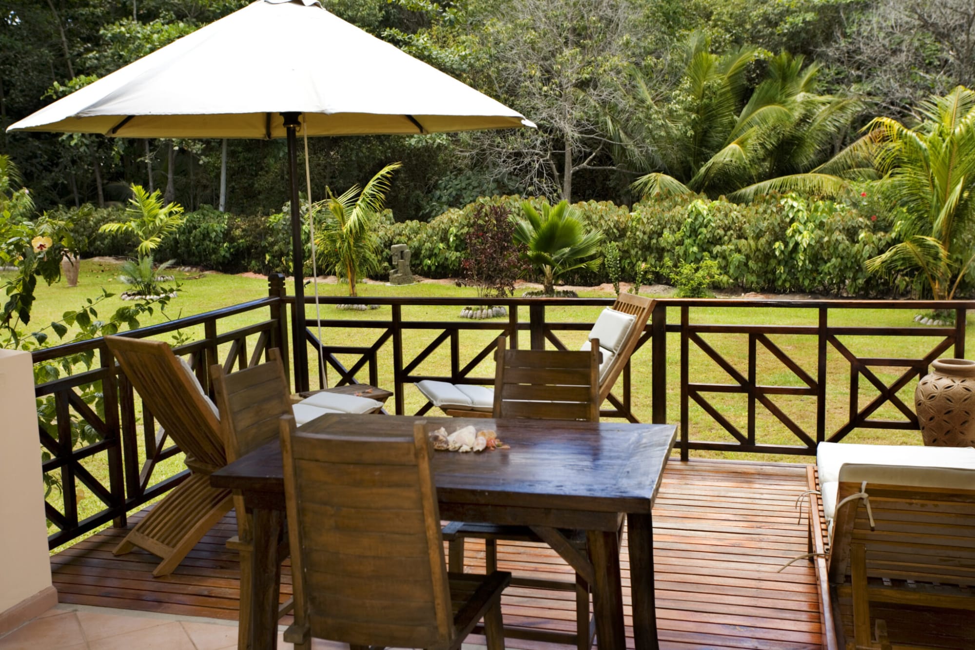 Le Domaine de L´Orangeraie in La Digue: Le Domaine de L Orangeraie Terrasse