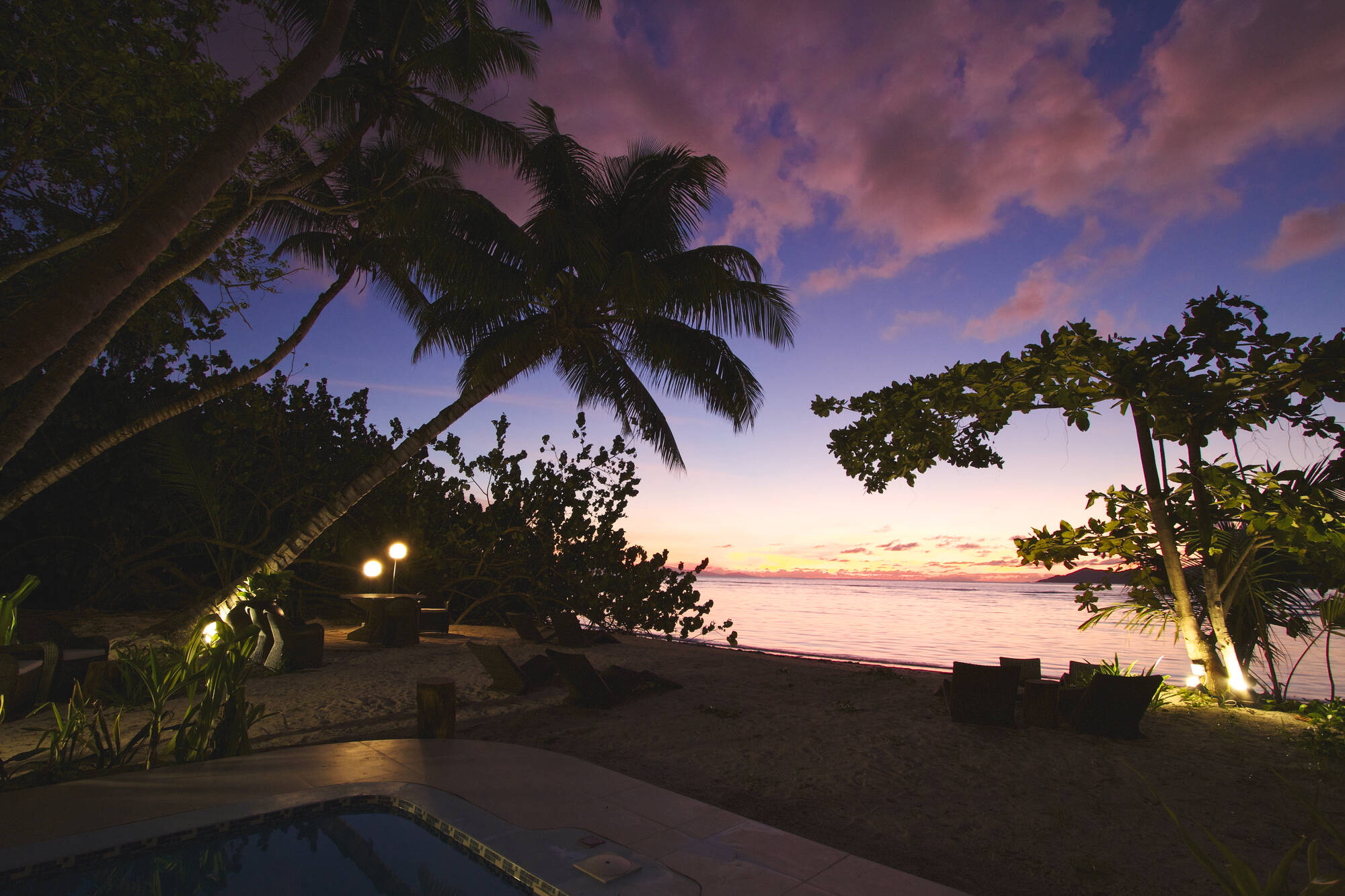 Le Repaire Boutique Hotel in La Digue: Le Repaire Boutique Hotel - Strand