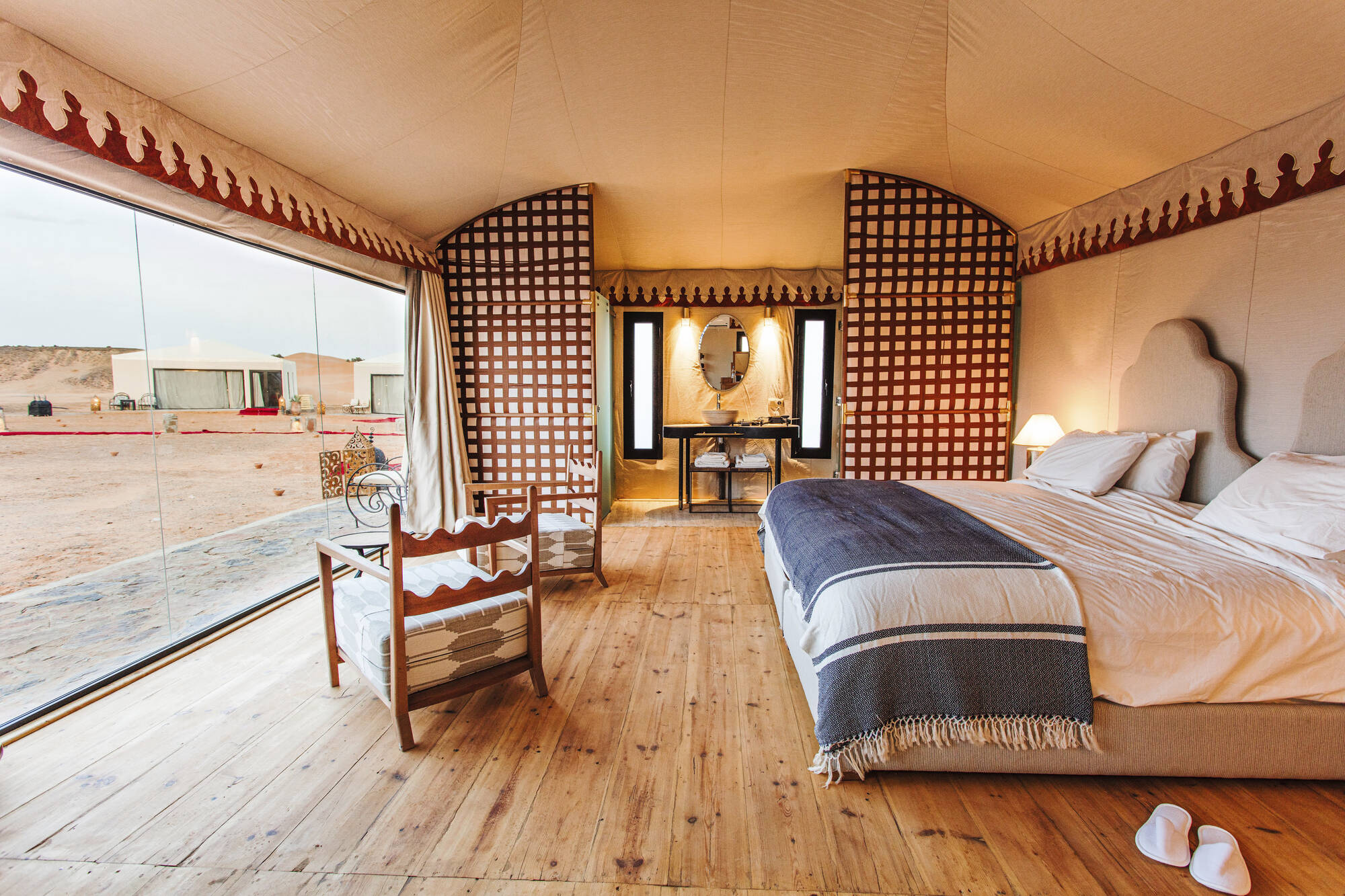 Sahara Erg Chebbi Luxury Camp in Sahara Wüste | Drâa-Tal: Sahara Erg Chebbi Luxury Camp Wohnbeispiel