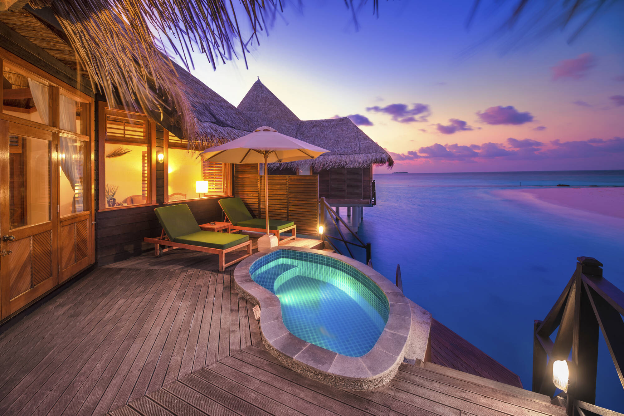 Coco Palm Dhuni Kolhu in Malediven: Coco Palm Dhuni Kolhu - Sunset Lagoon Villa