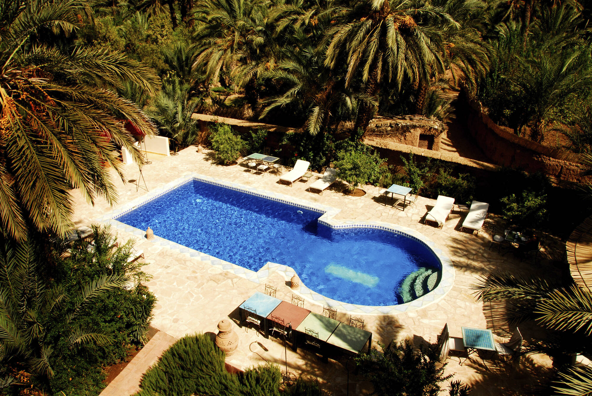 Kasbah Azul in Sahara Wüste | Drâa-Tal: Marokko Kasbah Azul