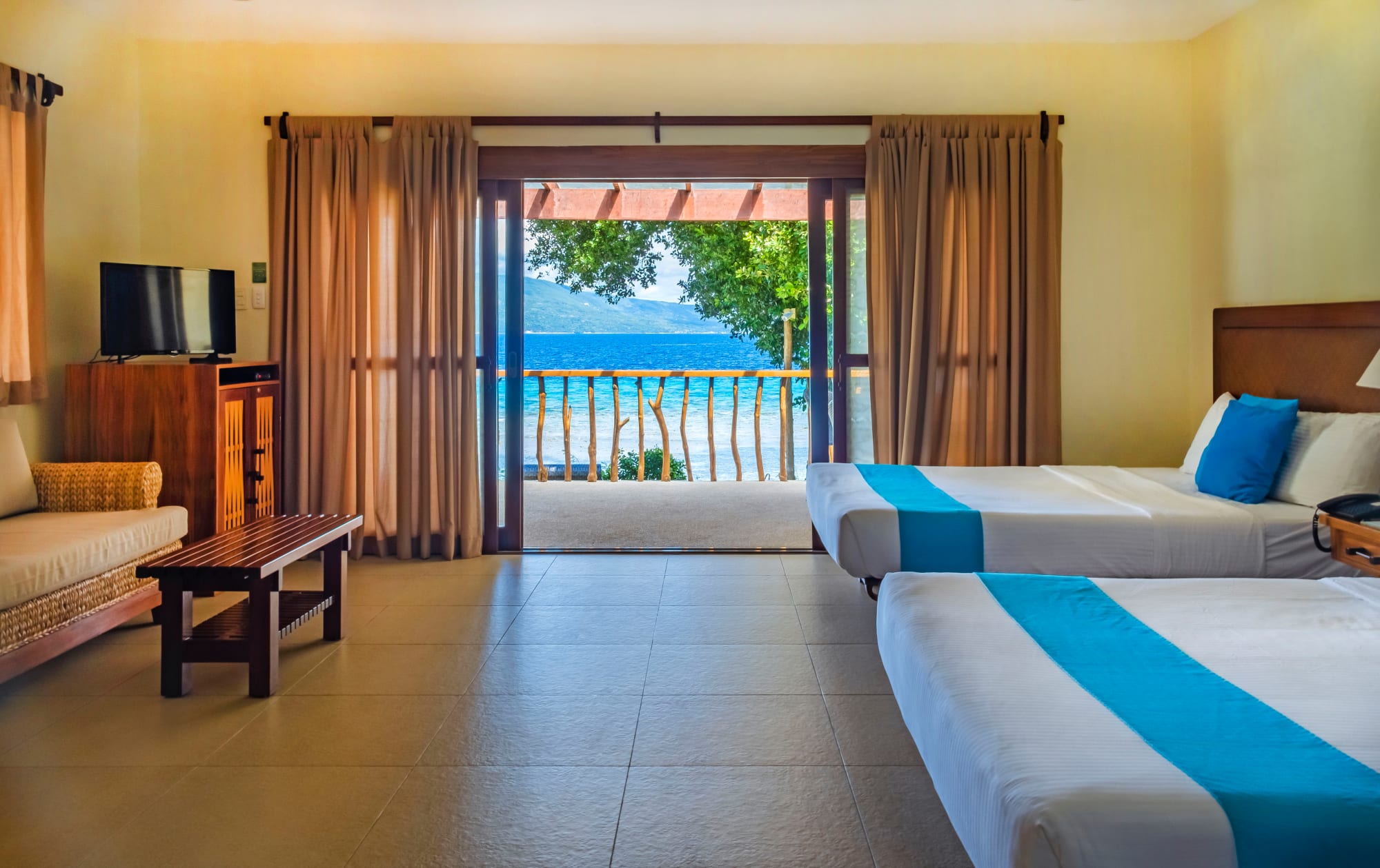 Bluewater Sumilon Island Resort in Cebu: Bluewater Sumilon Island Deluxe Zimmer