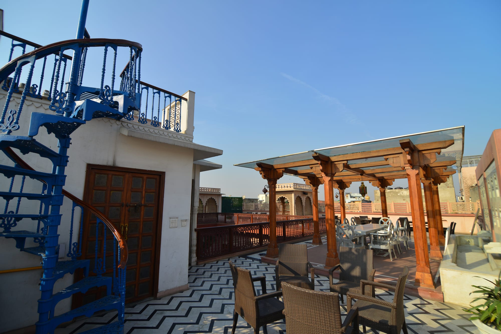 Haveli Dharampura in Delhi: Delhi Dharampura Haveli Tarrasse