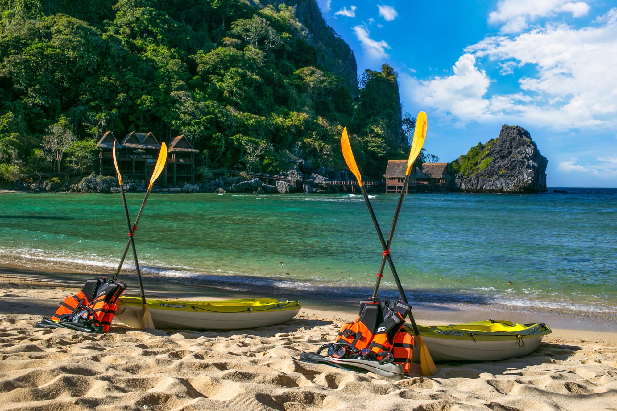 Cauayan Island Resort in Palawan:  Philippinen Cauayan Island Resort Kajak