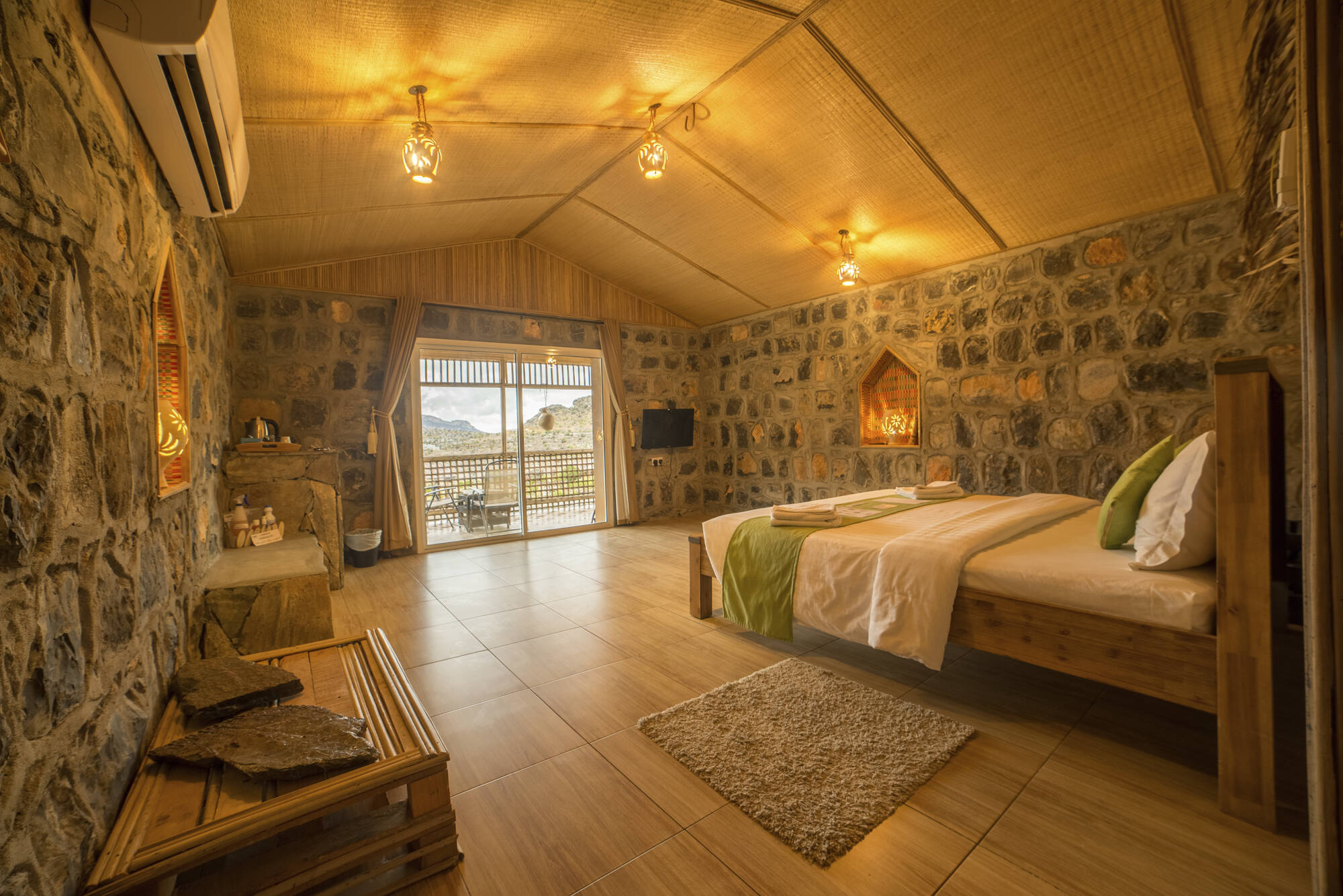 Sama Heights Resort in Gebirge: Oman Sama Heights Resort - Mountain Blick