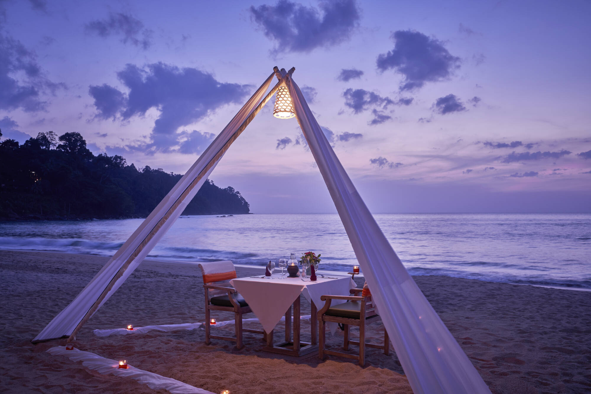 Khao Lak Paradise Resort: Thailand Khao Lak Paradise Resort Dinner am Strand
