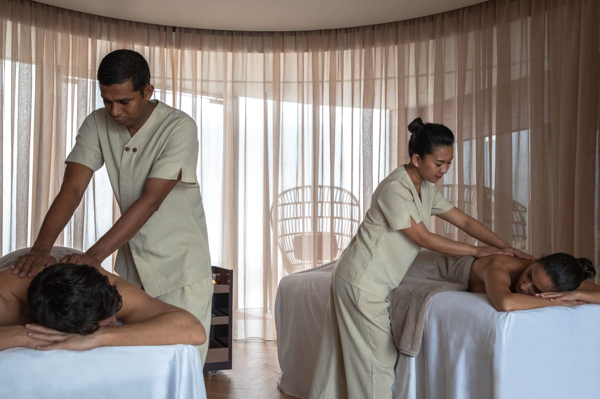 Jumeirah Saadiyat Island Resort in Abu Dhabi:  Jumeirah at Saadiyat Island Resort - SPA Saadiyat Behandlung