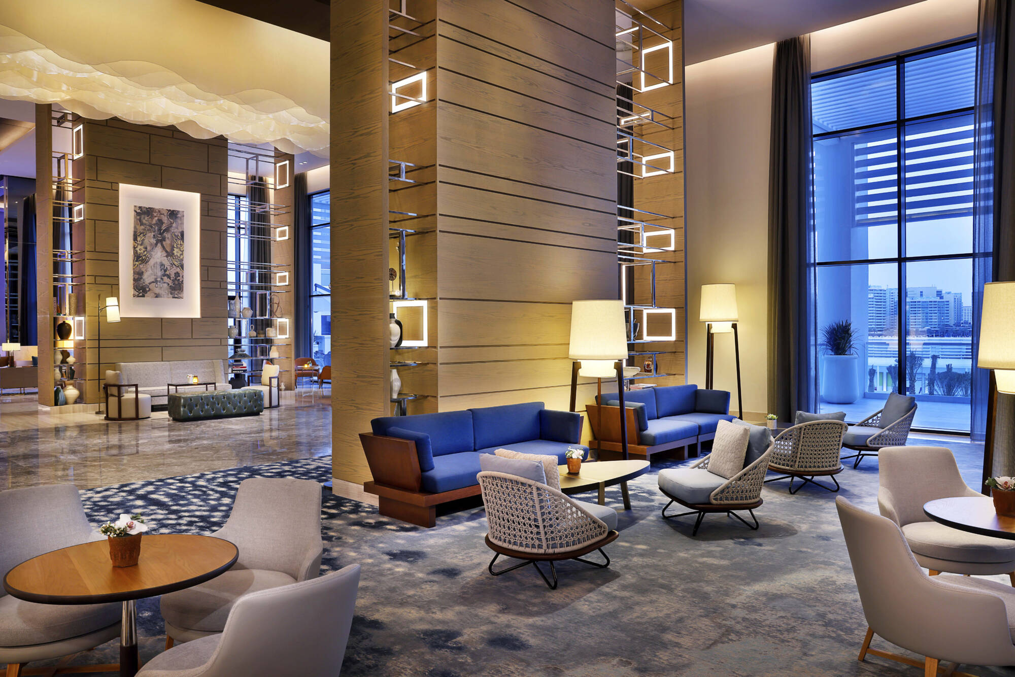 Hilton Abu Dhabi Yas Island: Hilton Abu Dhabi Yas Island Lobby Lounge