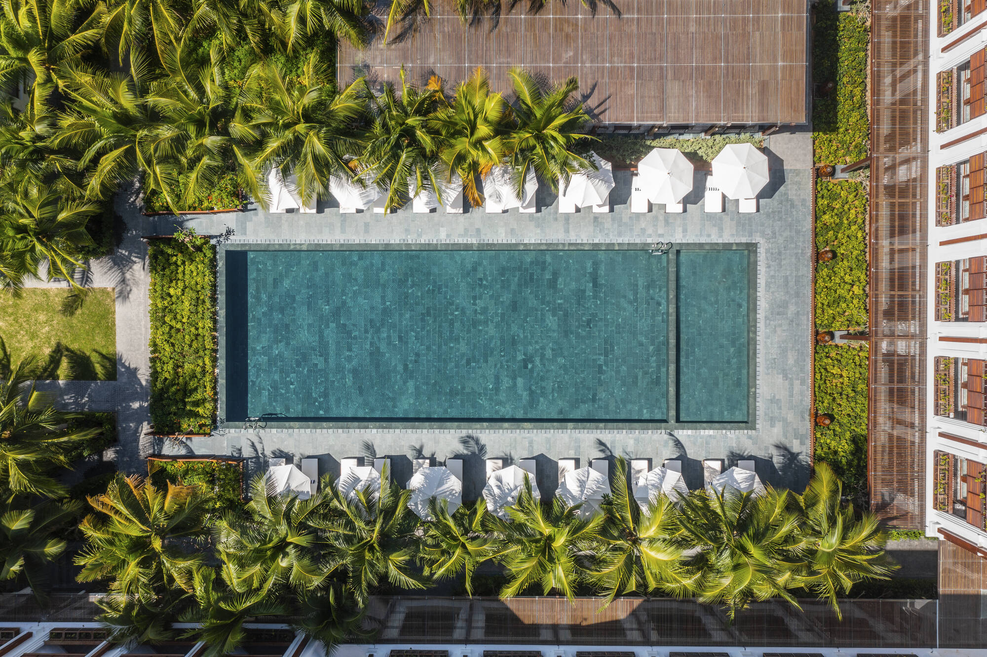 The Anam Mui Ne in Phan Thiet: The Anam Mui Ne Pool Luftaufnahme