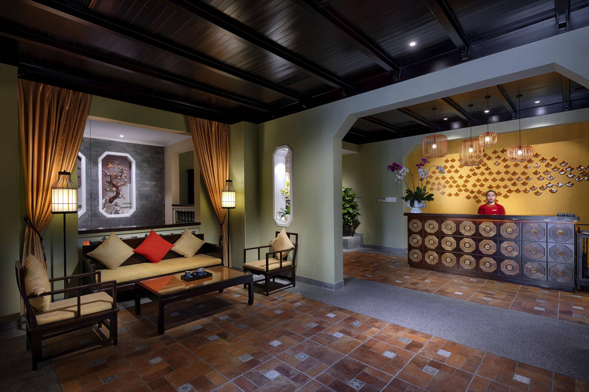 Little Riverside Hotel & Spa in Hoi An: Vietnam Little Riverside Hotel and Spa Lobby