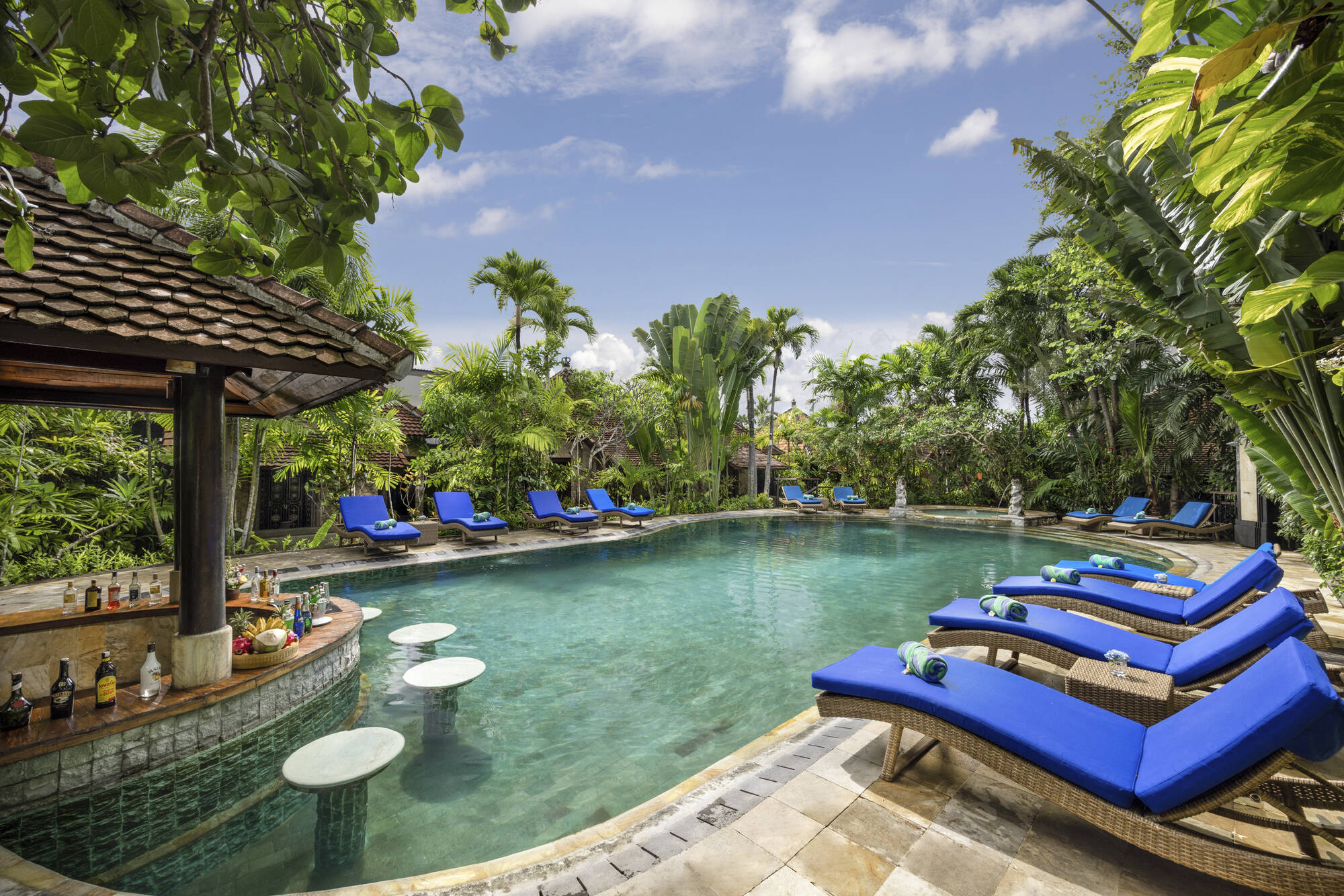 Tonys Villas and Resort in Süd-Bali: Tonys Villas and Resorts - Pool Bar