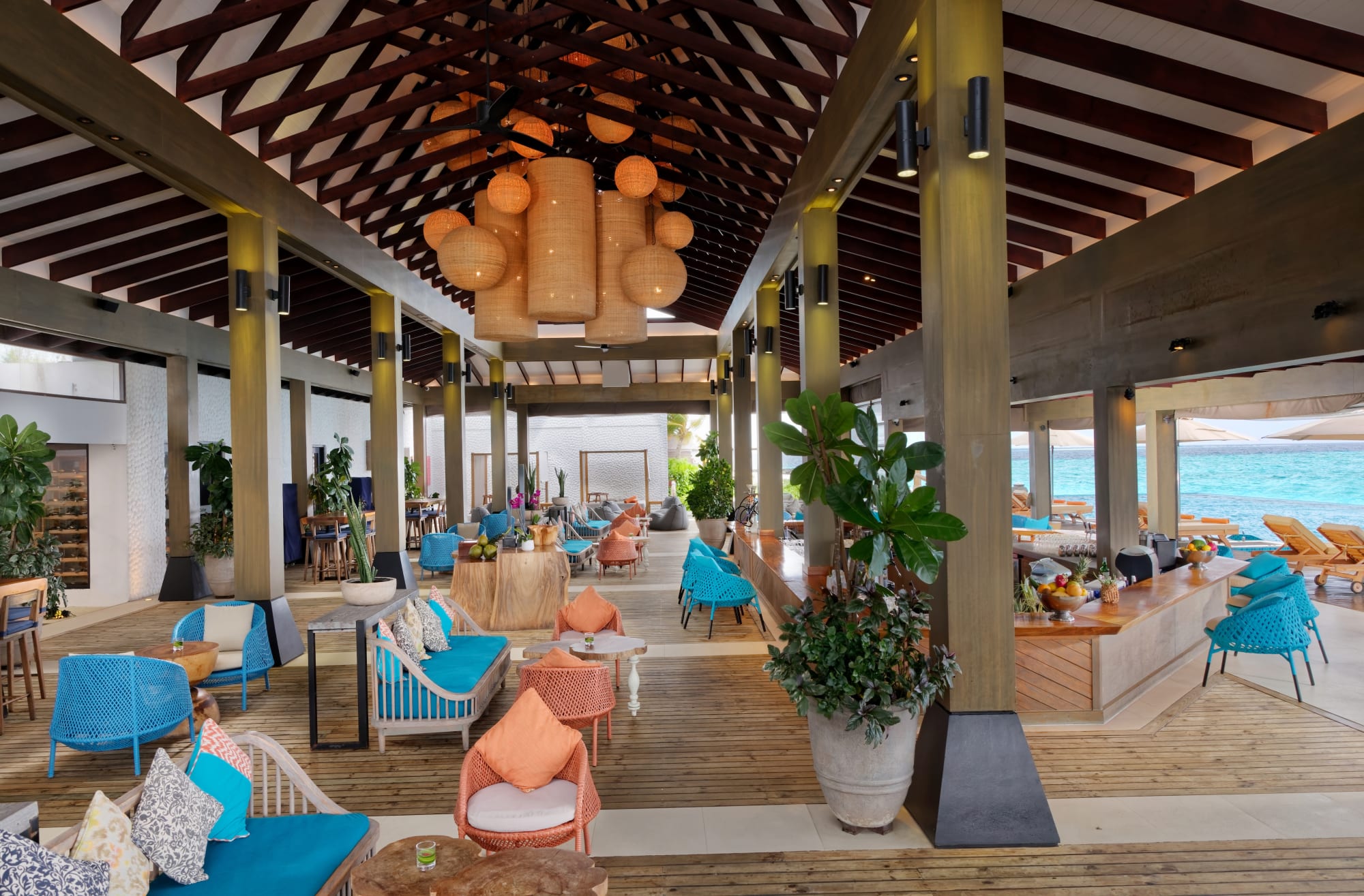 Grand Park Kodhipparu in Malediven: Grand Park Kodhipparu - Breeze Dining Area Ambiance