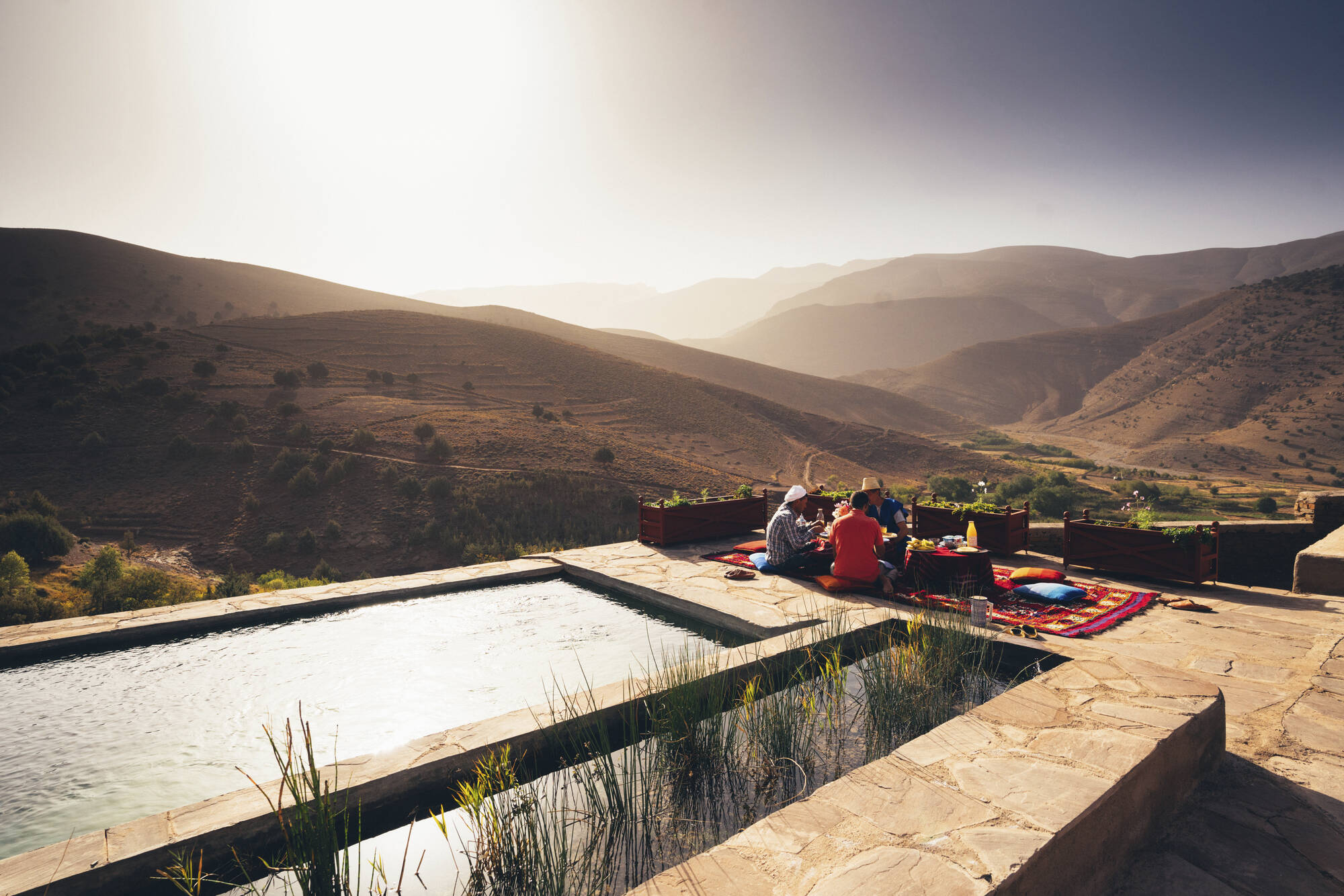 Touda Ecolodge in Atlasgebirge: Marokko Touda Ecolodge - Pool