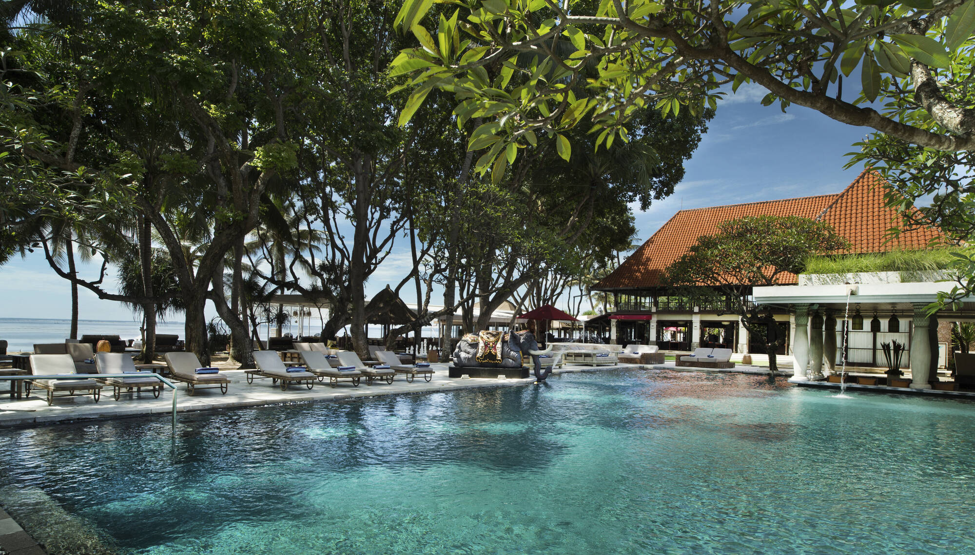 Puri Santrian in Süd-Bali: Puri Santrian Pool