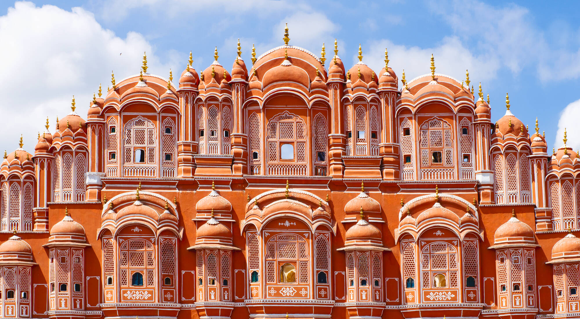 Goldenes Dreieck ab Delhi: Indien Jaipur Palast der Winde