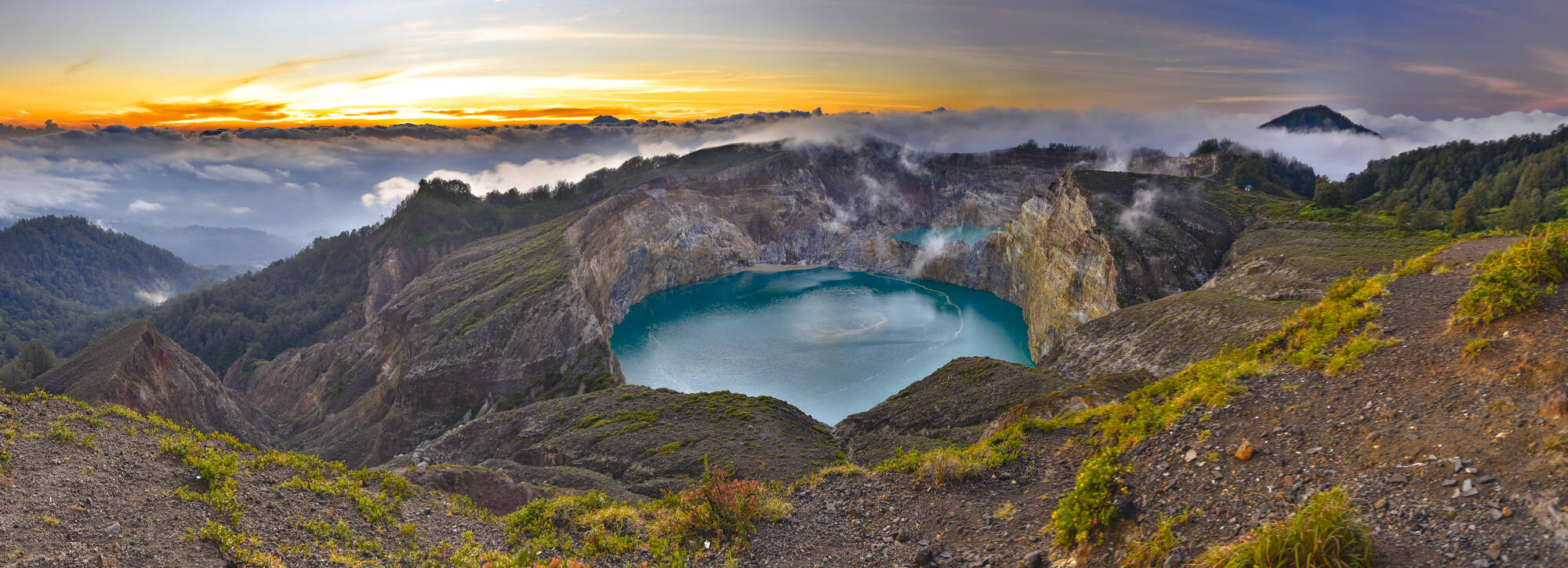 Naturparadies Flores ab Ende: Indonesien Flores Vulkan Kelimutu